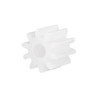 uxcell 50pcs Plastic Gears White 10 Teeth Model 102A Reduction