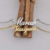 GR35Z9 Silver Initial Name Necklace Elegant Mother's Day Jewelry Gift