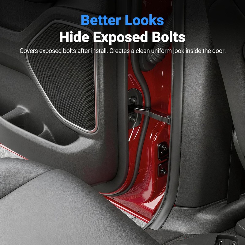 CZmenghe Door Hinge Cover Trim Compatible with 2019-2026 Dodge RAM