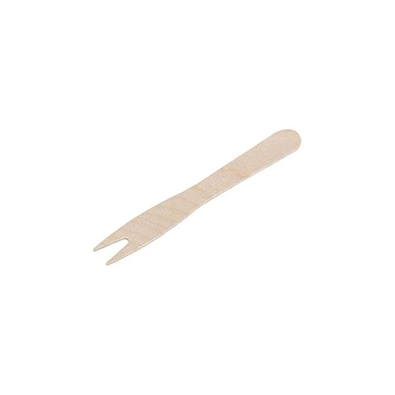 Tessera Bio Products QA125CFSC 2 Pronged Wooden Fork 12cm Length