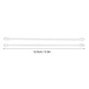 Miniature Curtain Rods 1/12 Scaled Simulation Alloy Dollhouse Double Layer