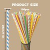 100 Pcs Candy Floss Sticks, 28cm Cotton Candy Paper Sticks,