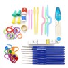 Crochet Hook Set Assorted Size TPR Soft Handle Sturdy Aluminium