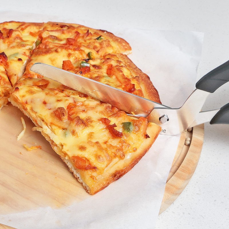 Asdirne Pizza Scissors, Pizza Cutter with Ultra Sharp Detachable Blade