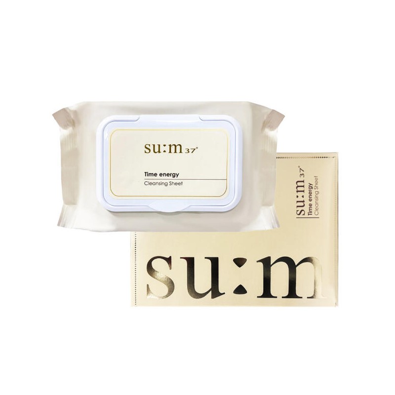 Sulwhasoo 숨37 타임 에너지 클렌징시트 50매 Soom 37 Time Energy