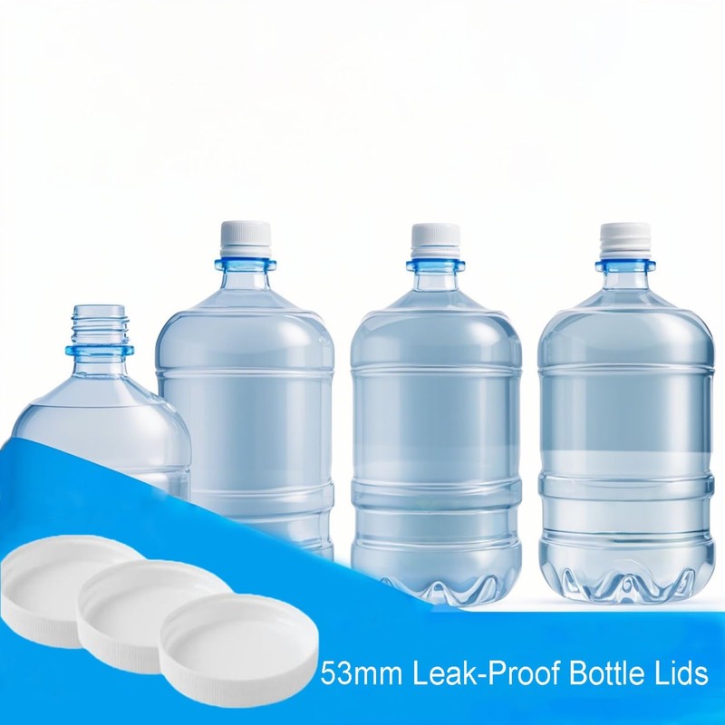 6-Pack Threaded Screw-On Caps for 3 & 5 Gallon Water