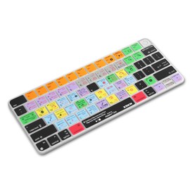 XSKN Shortcut and Language seriers Silicone Keyboard Cover Skin for 2021 New M1 Chip iMac Magic with Touch ID A2449 Lock Key A2450 Without Numeric keypad (US Version Ableton Live), K-371