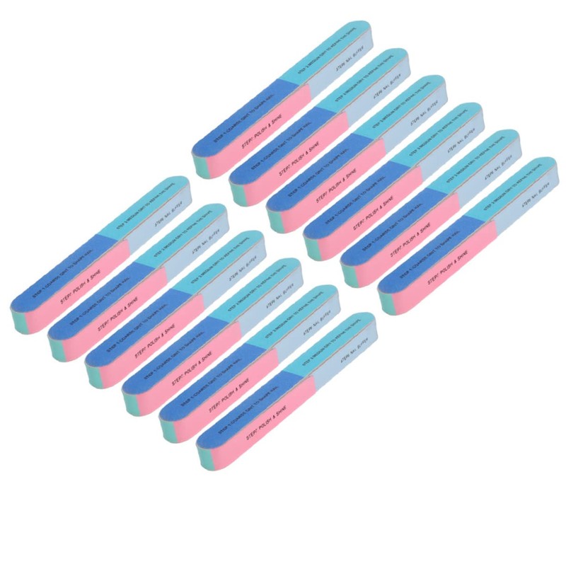 LALAFINA 24pcs Sided Nail File Professional Nail Art Tools for