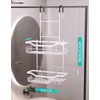 HapiRm Hanging Shower Caddy Over the Door with Soap Holder,