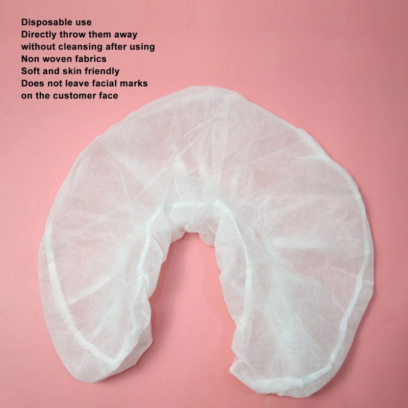 50pcs Headrest Massage Table Zen Disposable Massage Table Headrest Pads