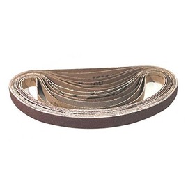 36 pieces sanding belts, 13 x 451 mm, sanding belt set, 6 x grit 40-60-80-120-180-240, for power files, for grinding, filing, sharpening and rust removal, fabric sanding belts