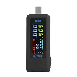 0‑5A 0‑8A 5‑36V Digital Voltmeter Ammeter 4 Digit Multifunctional Bidirectional IPS LCD Display TYPE C Tester