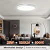WKONCLDY 4PACK 3200lm LED Flush Mount Ceiling Light, Super Slim