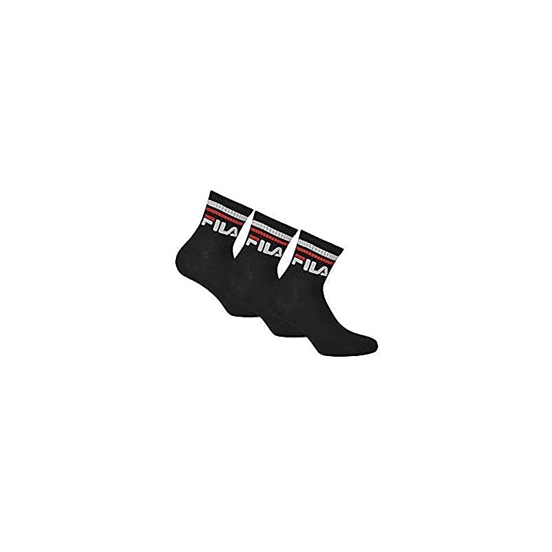 Fila F9398, Calze Unisex, Black, 43/46
