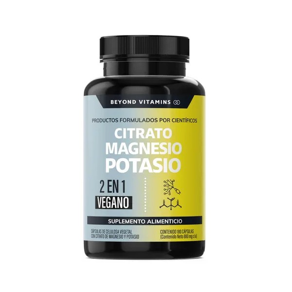 Citrato de Magnesio Citrato Potasio Platano en Polvo, Curcuma (curcumina)