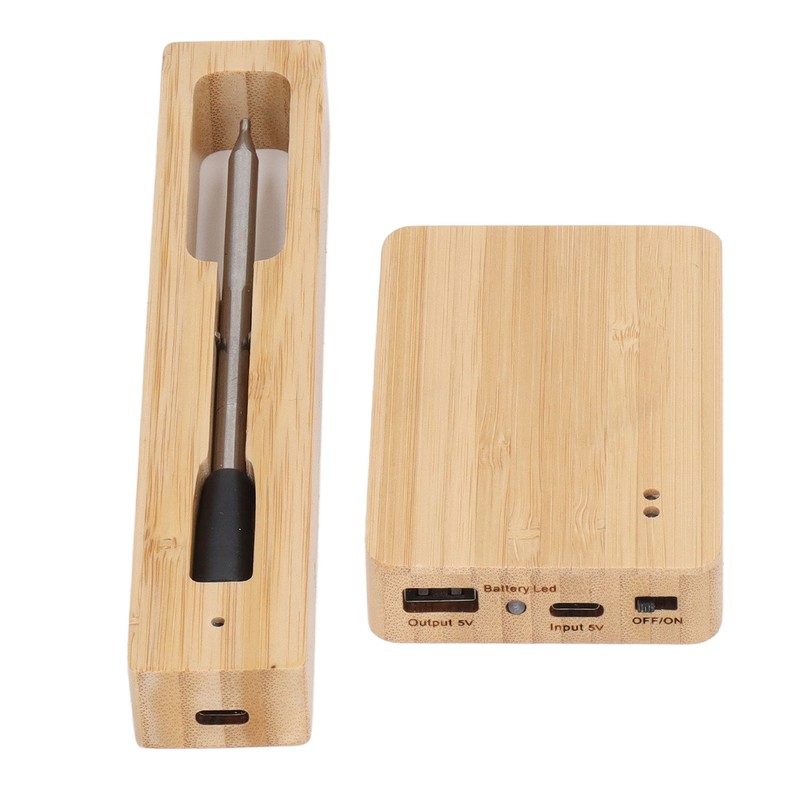 Wireless Meat Thermometer USB Rechargeable 20 Minutes Charging IP67 Waterproof
