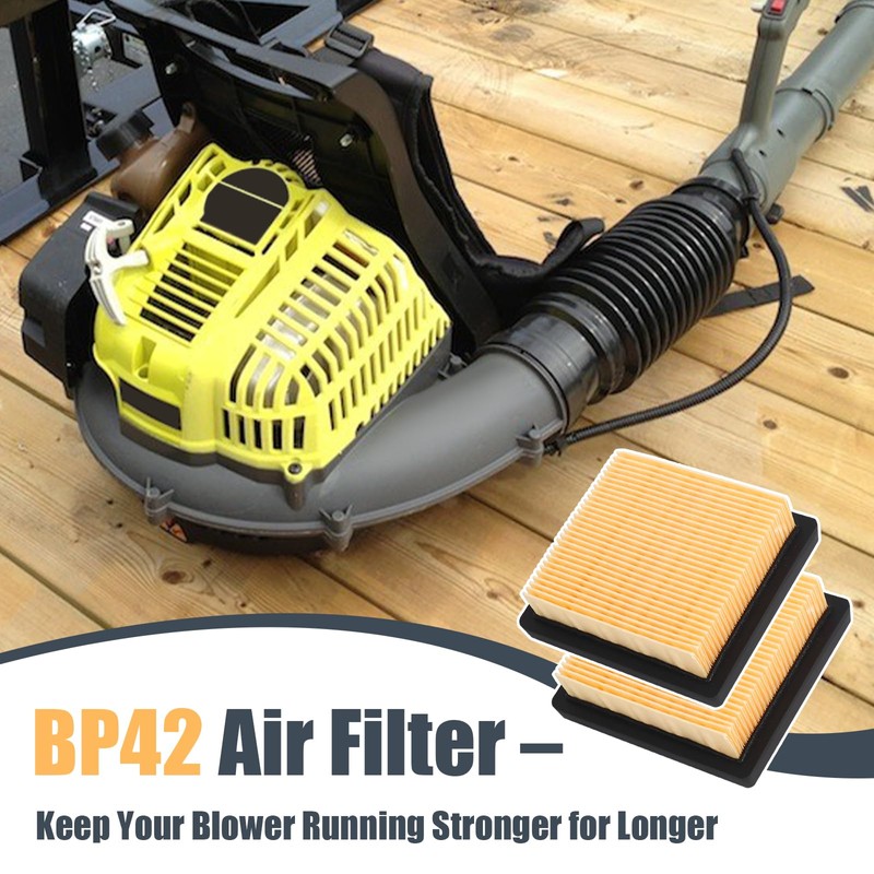 BP42 Air Filter Compatible with Ryobi RY08420 RY08420A RY42WB Backpack