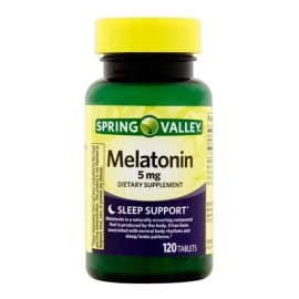 Melatonina 5mg 120cp Ayuda Dormir Suplemento Mejora Descanso Sabor Neutro                                                                             