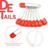 Hocansen 50 PCS Safety Pin 54mm/2.2in Baby Diaper Pins for