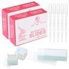 Pack of 100 Pre-Cleaned Microscope Slides and 200 Microscope Cover