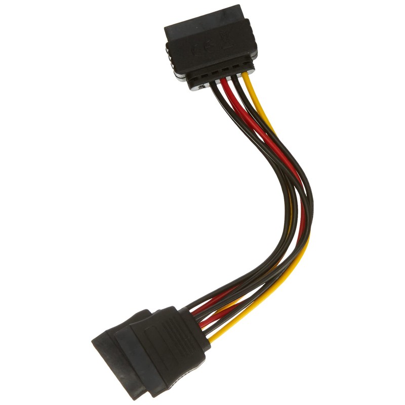 Cable Power SATA 15pin > 2x SATA HDD – Right