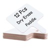 12 Pcs Dry Erase Answer Paddle 7 x 9 Inch