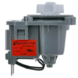 2718B 120V 60Hz Dishwasher Drain Pump Compatible with GE WG04F10194, Midea 11001011000221, Magic Chef