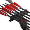 Laroal Archery Quiver Holder Quick Release System Leather Material Bow