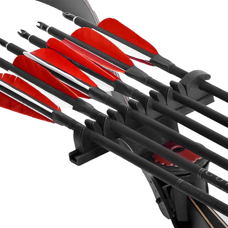 Laroal Archery Quiver Holder Quick Release System Leather Material Bow