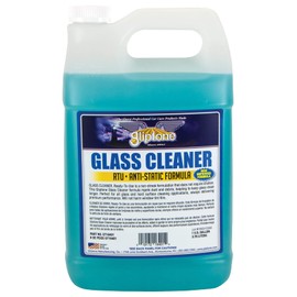 Gliptone Glass Cleaner, Ready-To-Use with Anti Static/Non-Streak Formula, Repels Lint & Dust. Safe for all Glass and Hard Surface Applications (1 Gallon)