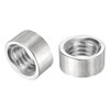 sourcing map Round Weld Nuts, M8 x 12mm x 6mm