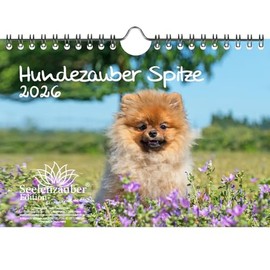 Dog Magic Lace DIN A5 Calendar for 2026 Puppies and Dogs Seelenzauber