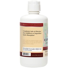 Organa Pure Crystalline Liquid Copper Supplement - 30 PPM - Colloidal Minerals