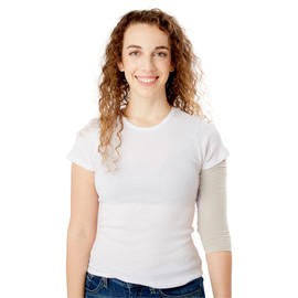 Care+Wear - Classic Long PICC Line Sleeve (Slate, XX-Small 7"-9") - Secure PICC Protection - Ultra-Soft - Breathable Mesh Window - Anti-Odor Fabric - Latex-Free Comfort - Machine Washable