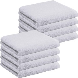 REDBEST Duschtuch Oceanside 8er-Pack Walk-Frottier Silber Größe 70x140 cm