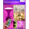 JandCase BR30 Color Changing Flood Lights, RGB+Warm+Cool White LED Recessed