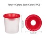 NBEADS 20 Pcs Plastic Paint Cups, No Spill Palette Cups