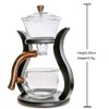 Aoheuo Lazy Kungfu Glass Tea Set Magnetic Water Diversion Rotating