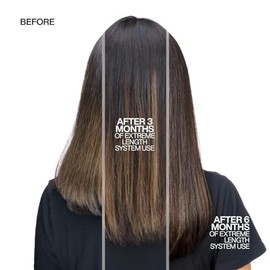 Tratamiento sin enjuague para prevenir puntas abiertas, aporta fuerza al cabello dañado, para cabello que se quiebra, formulado con Biotina | 150ml | Extreme Lenght de Redken