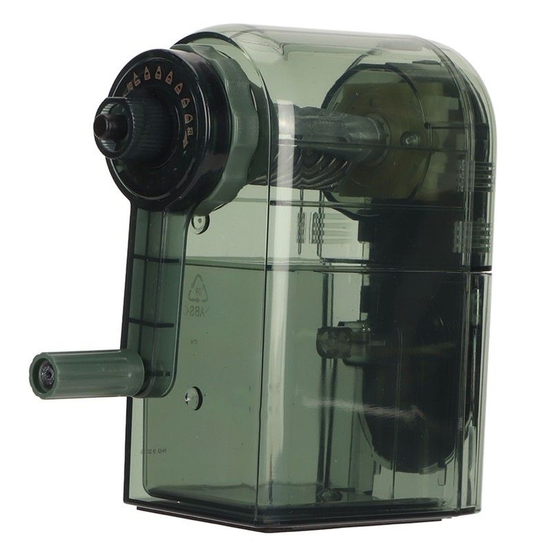 Manual Pencil Sharpener 7 Speeds Adjustable Pencil Tips Portable Handheld