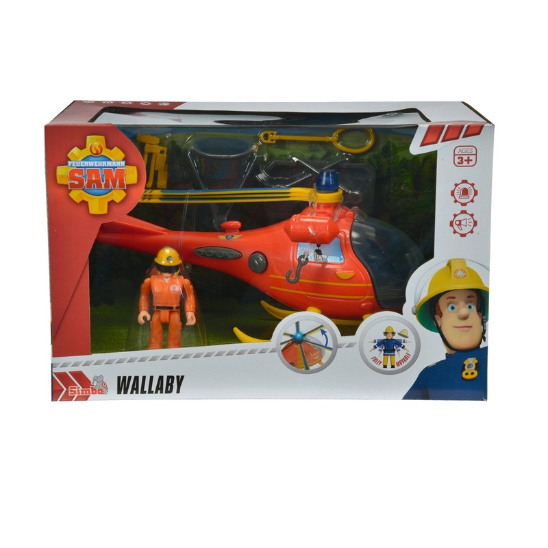 Speelgoed 79403 Fireman Sam Helicopter Play Set, Multi