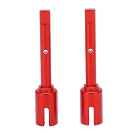 2pcs Joint Cups Aluminum Alloy Lightweight Stable Fine Workmanship Red Joint Shaft Cups for Tamiya TT02 RC Car