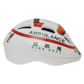 Kanak Planning Ambulance Helmet HV-003 21.7 - 22.0 inches (50 - 56 cm)