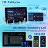 NHOPEEW Single Din 10 Inch Touchscreen Car Radio with Wireless