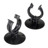 Aqua Della, Suction Cup with Clip 3pcs - 16/22mm Black