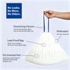 60 Commode Liners with Absorbent Pads for Bedside & Portable