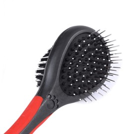 2Sizes Fashion Double Side Pet Cat Dog Puppy Comb Hair Shedding Removal Cleaning Brush(M)