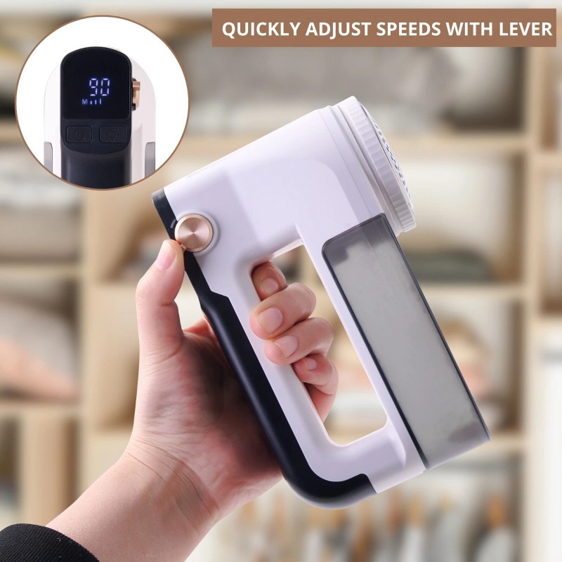 True & Tidy LED Turbo Fabric Shaver With Digital Display
