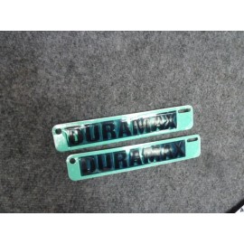 Genuine OEM Duramax Hood Emblem SET GM 2019-2022 Chevy GMC Sierra Gloss Black