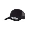 Flexfit Corduroy Retro Trucker Kappe, Black, One Size
